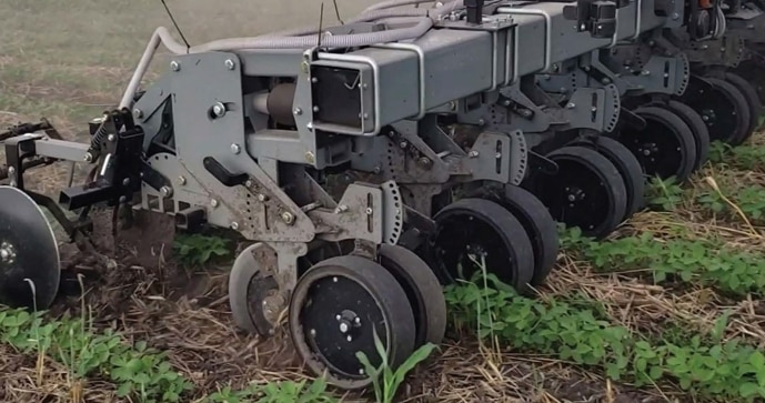 CultiPro Cultivator working