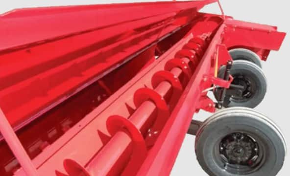 Close up of our 5600 Series Flail Windrower